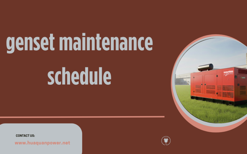 The Ultimate Guide to Genset Maintenance Schedule