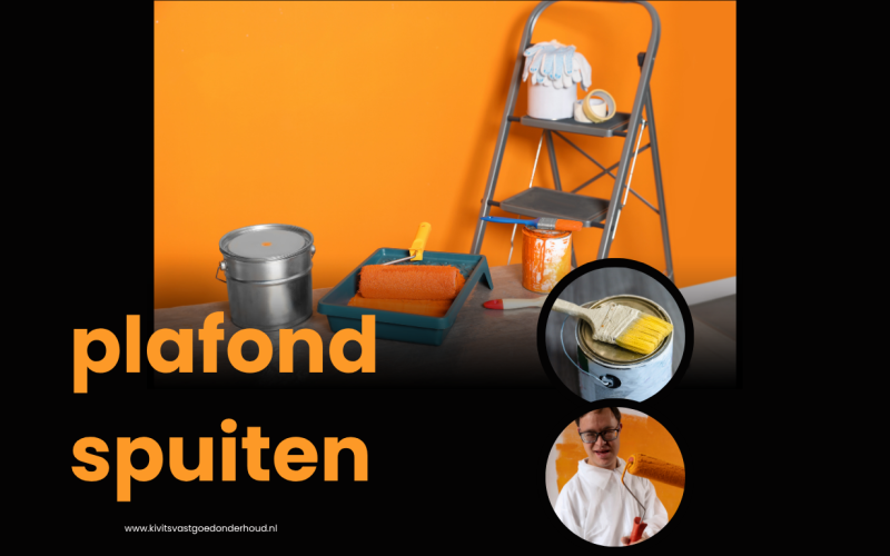 Plafond spuiten: een strak en egaal resultaat met Kivits Vastgoedonderhoud